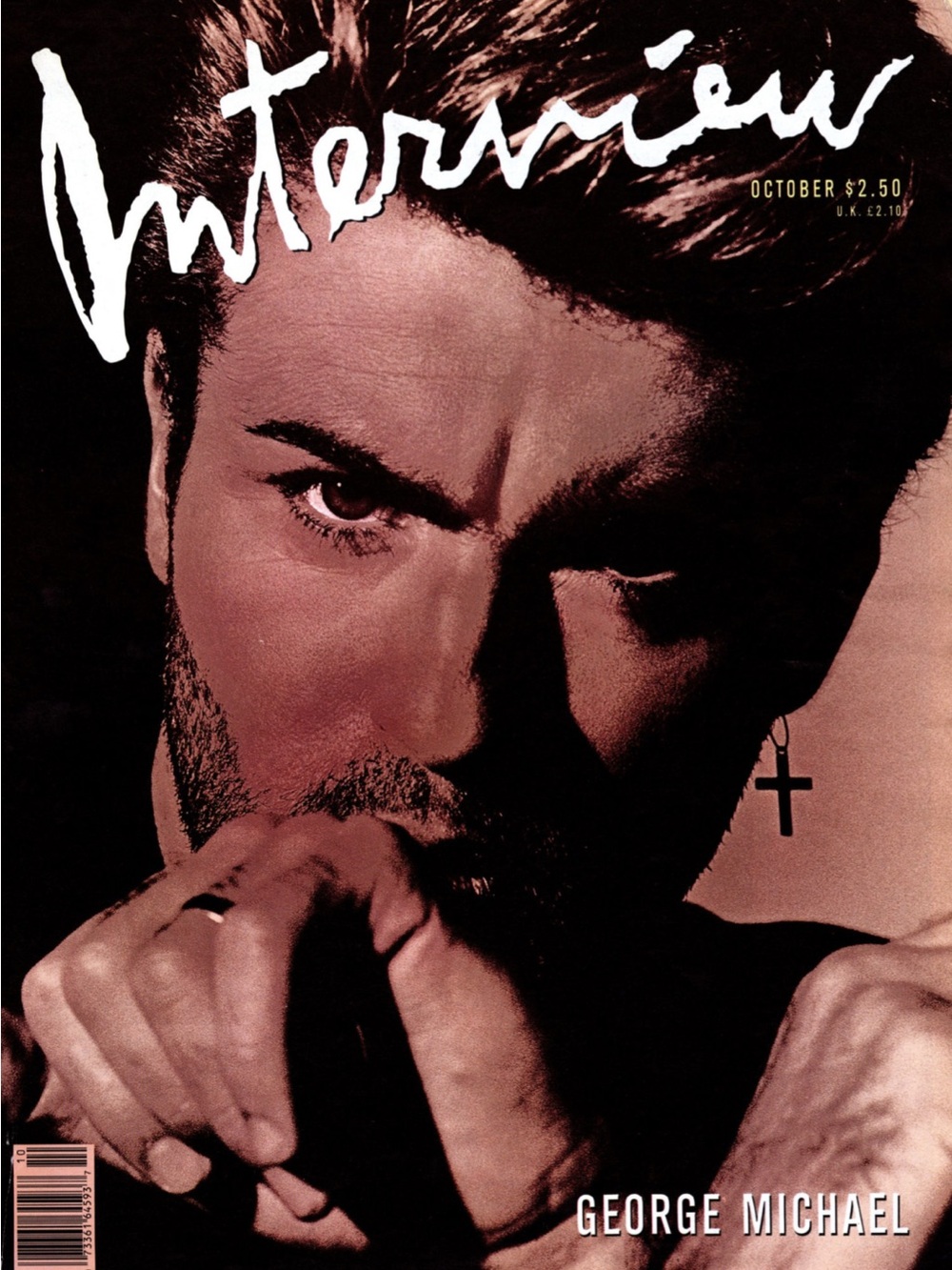Iconic George Michael -Interview Magazine Oct 1988
